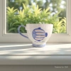Taza de té de cerámica blanca con patrón de pescado azul en relieve tetera de porcelana blanca sebo de jade tetera grande jianxian taza Application Scenario